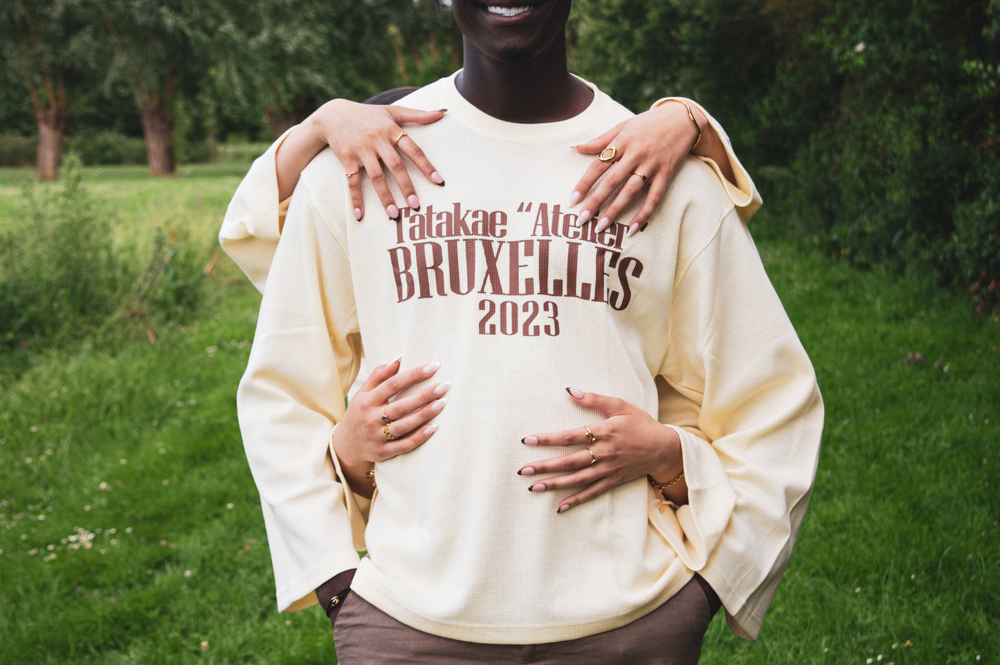 Tatakae waffle knit longsleeve